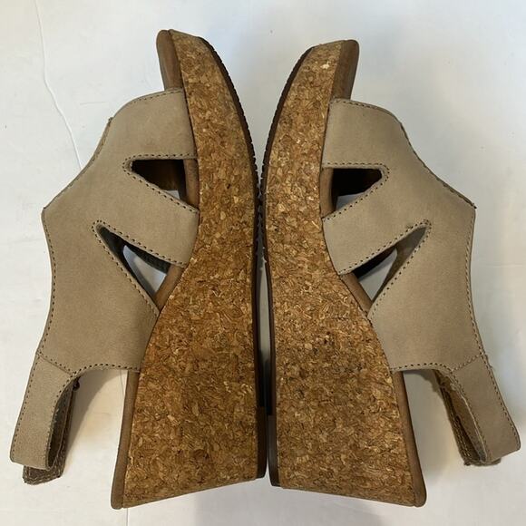Clark’s Ultimate Comfort Collection Annabel Bari Wedge Platform Sandals Size 8 - Picture 5 of 9